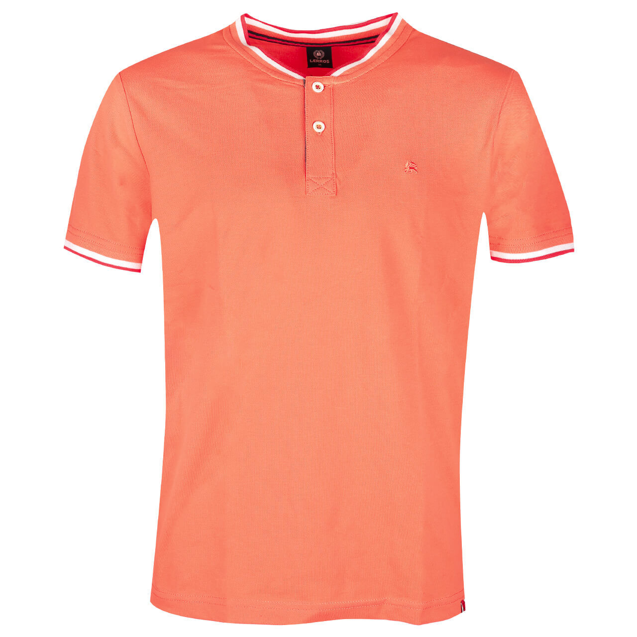 Lerros T-Shirt für Herren in Korallenrot, FarbNr.: 316