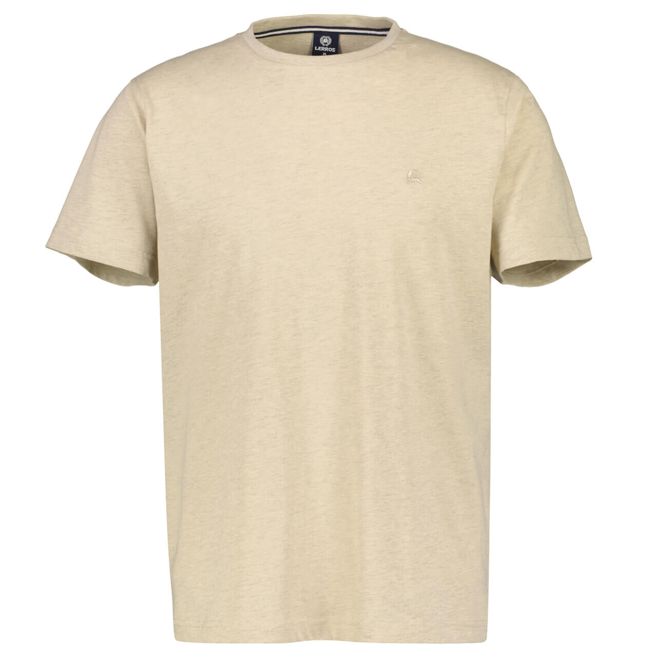 Lerros Herren T-Shirt tender beige melange