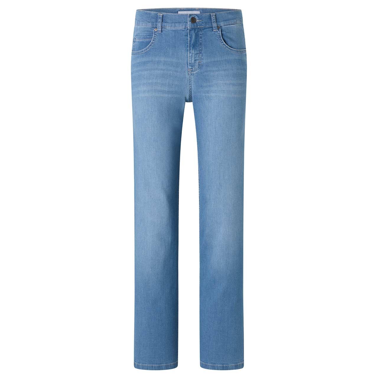 Damenjeans Lara von Angels in Hellblau angewaschen, Vorderansicht