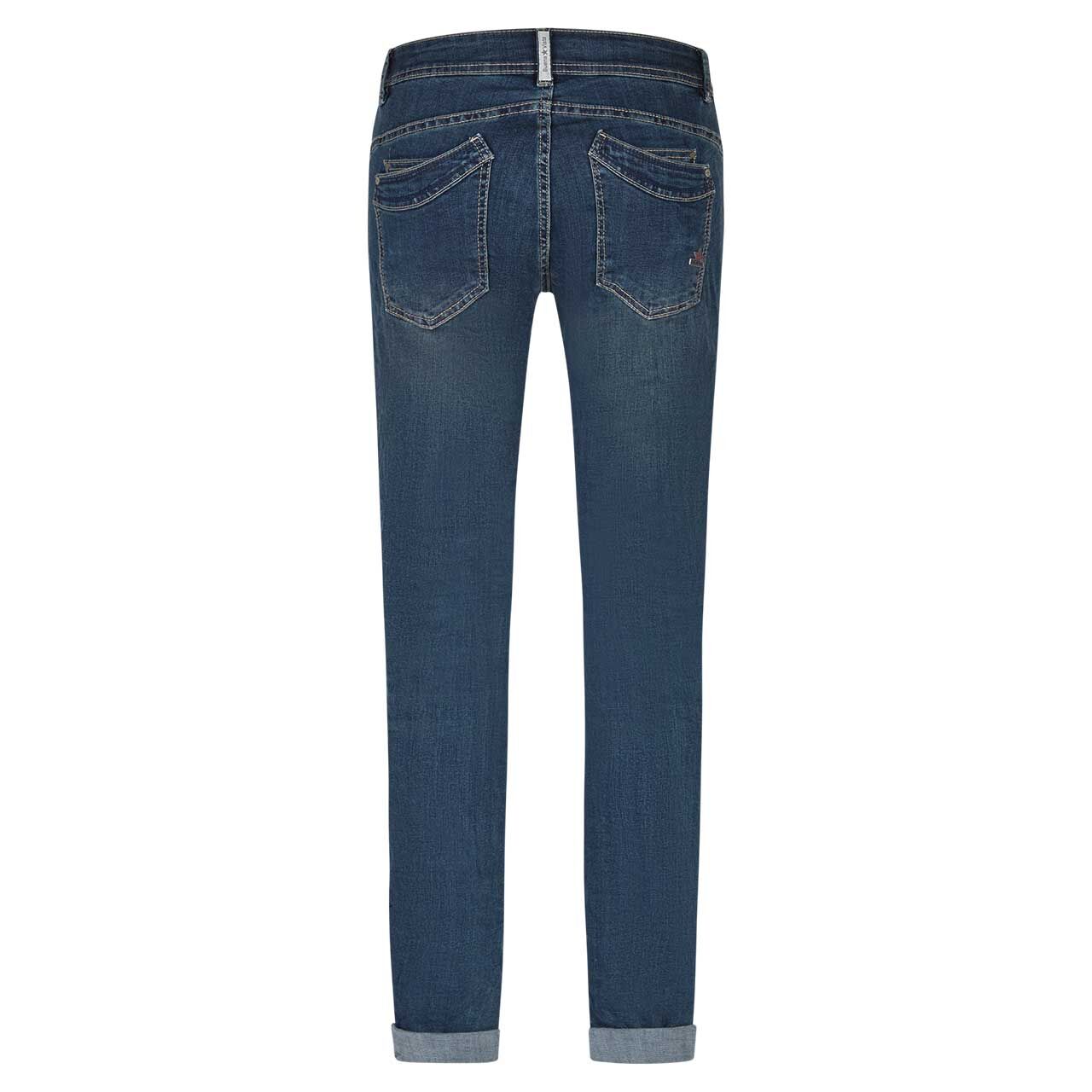 Damenjeans Malibu von Buena Vista in Blau verwaschen, Rückansicht