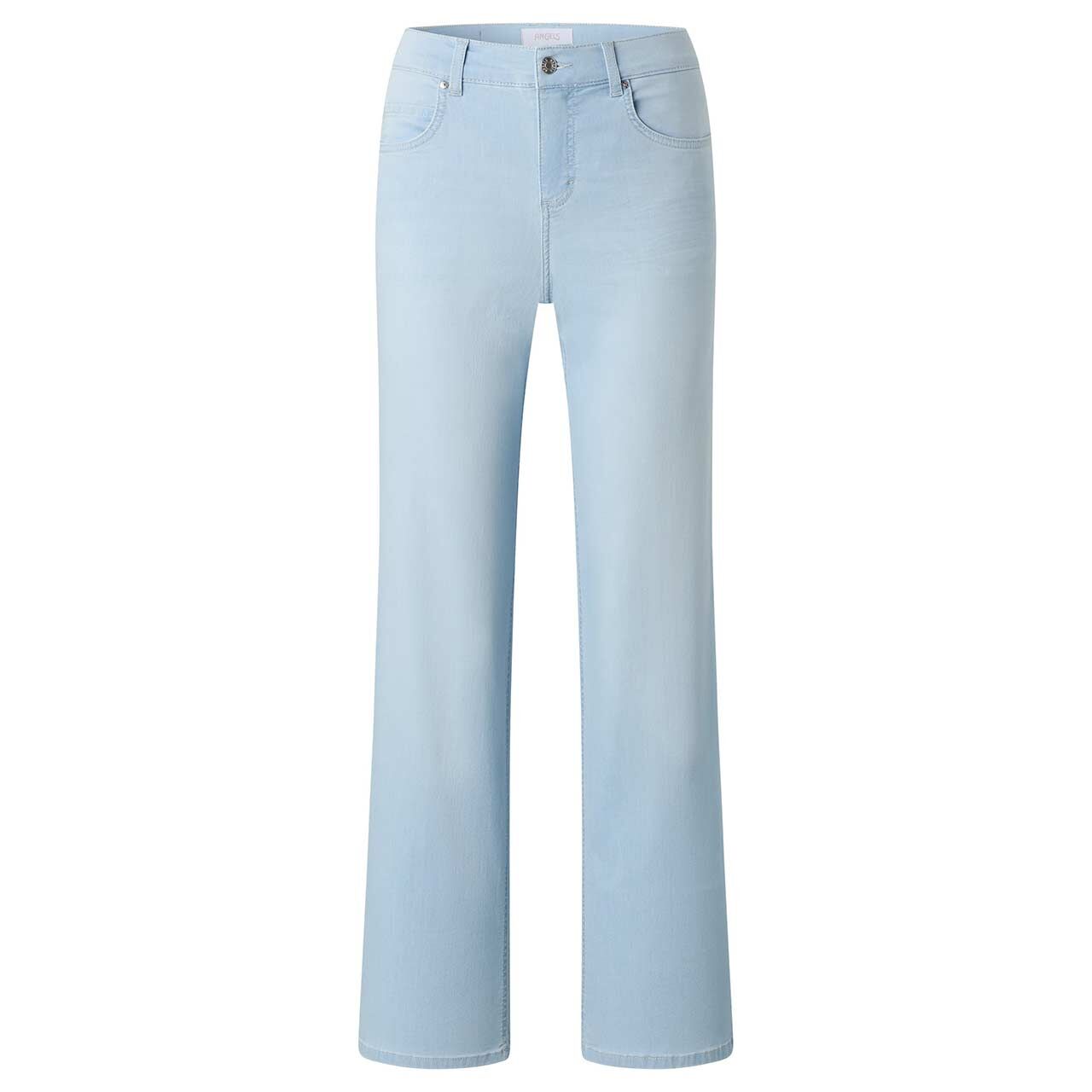 Damenjeans Lara von Angels in Hellblau angewaschen, Vorderansicht