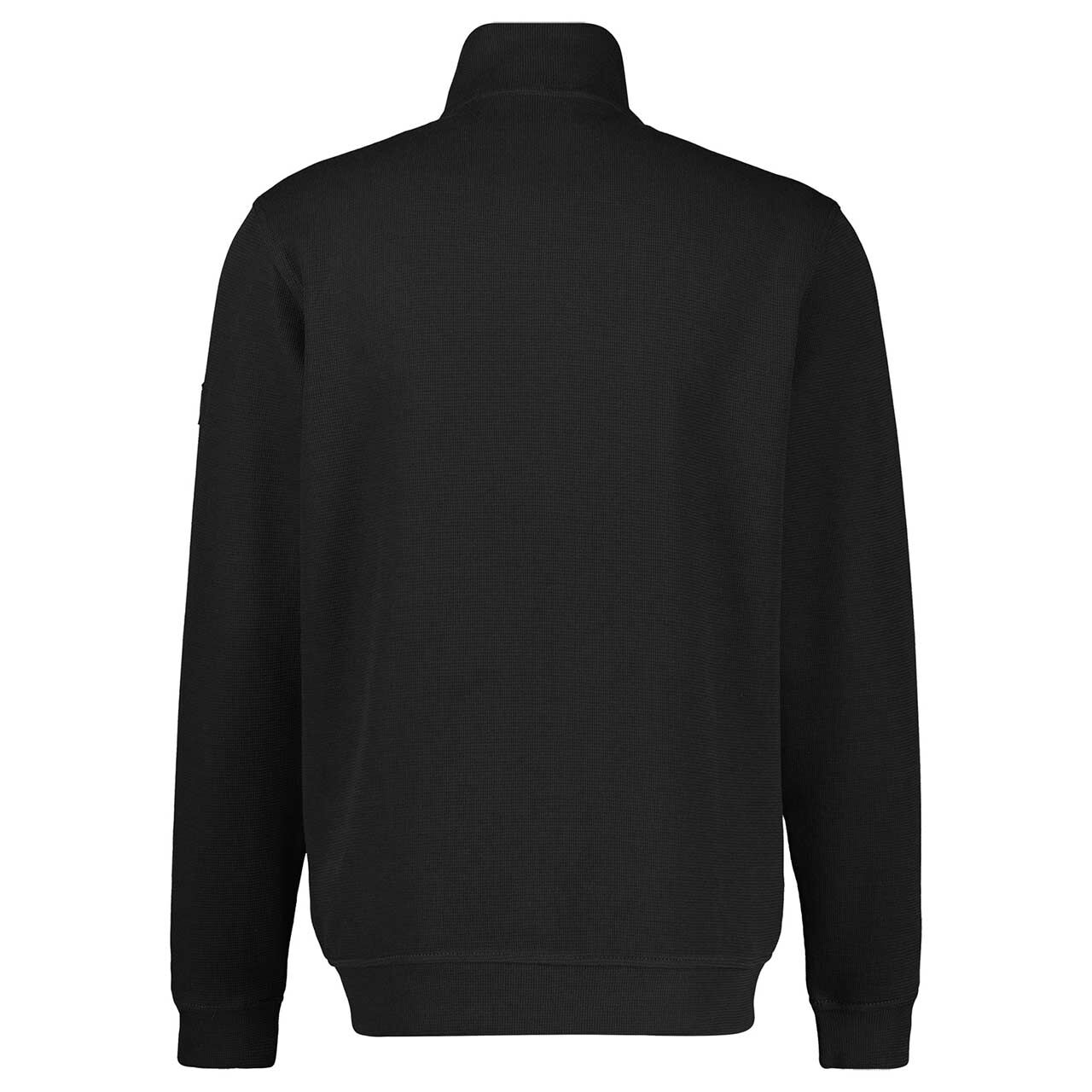 Herren Sweatjacke von Lerros in Schwarz, Rückansicht