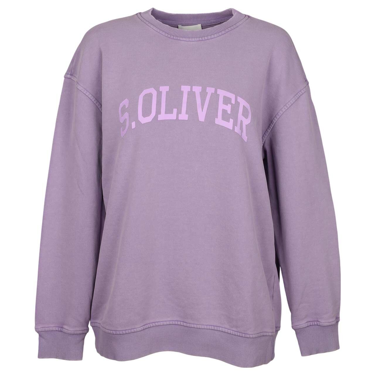 s.Oliver Damen Sweatshirt soft lavender print