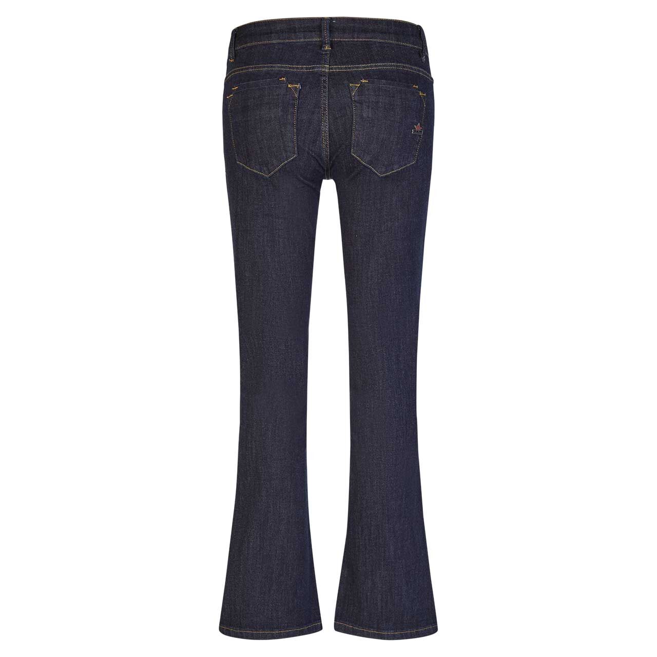 Damenjeans Italy K Bootcut Stretch Denim von Buena Vista in Dunkelblau angewaschen, Rückansicht