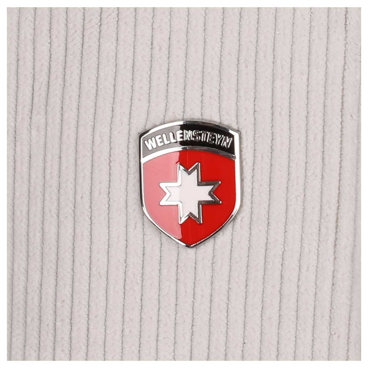 Herren Jacke Zinger Men von Wellensteyn in Eisblau, Detailansicht Logo