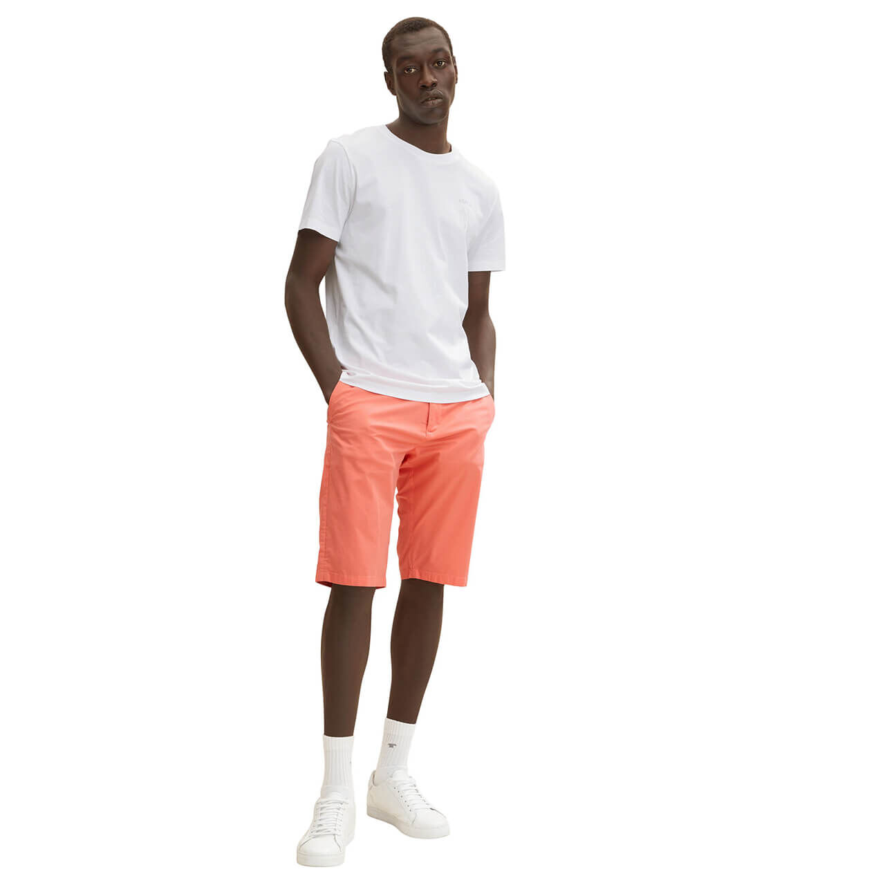 Tom Tailor Josh Baumwoll Bermuda porcelain coral Tom Tailor Josh Baumwoll Bermuda porcelain coral