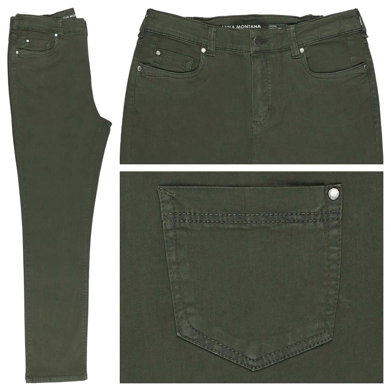 Anna Montana Dora Jeans olive green