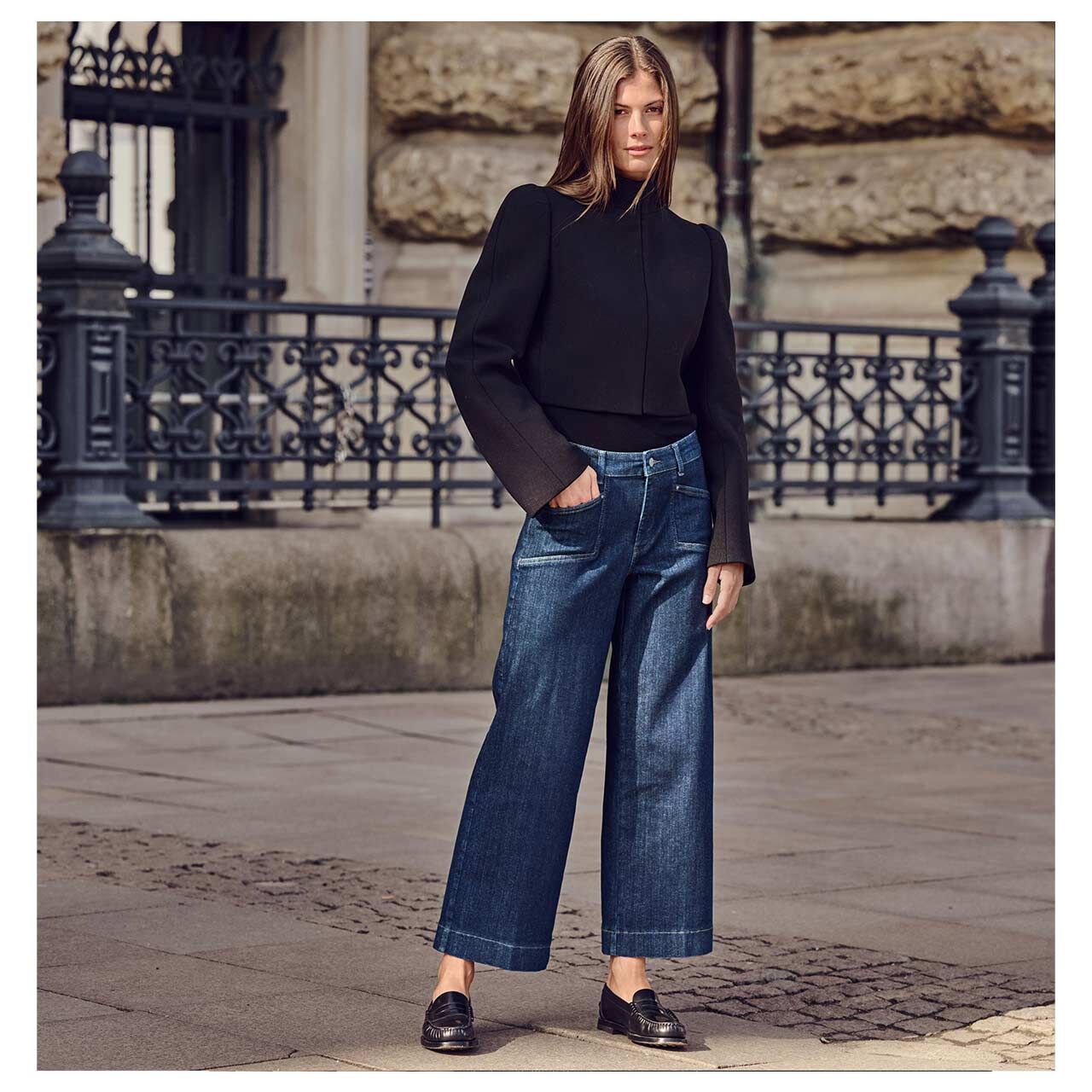 MAC Dream Culotte Ankle Jeans fashion rinsed pocket