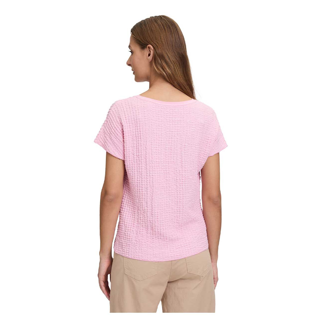 Damen T-Shirt von Betty Barclay in Rosa, Rückansicht Oberkörper getragen
