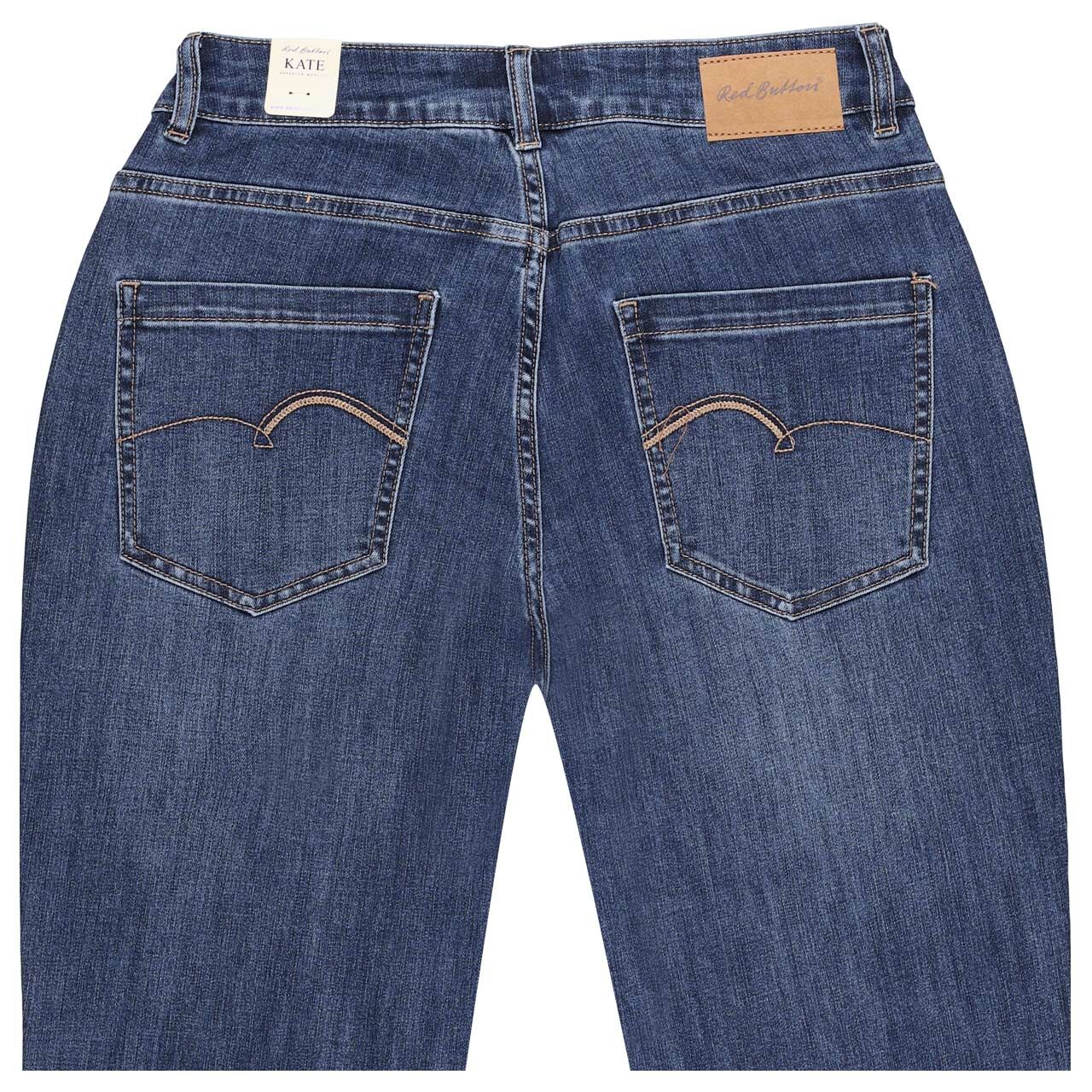 Red Button Kate Jeans stone used