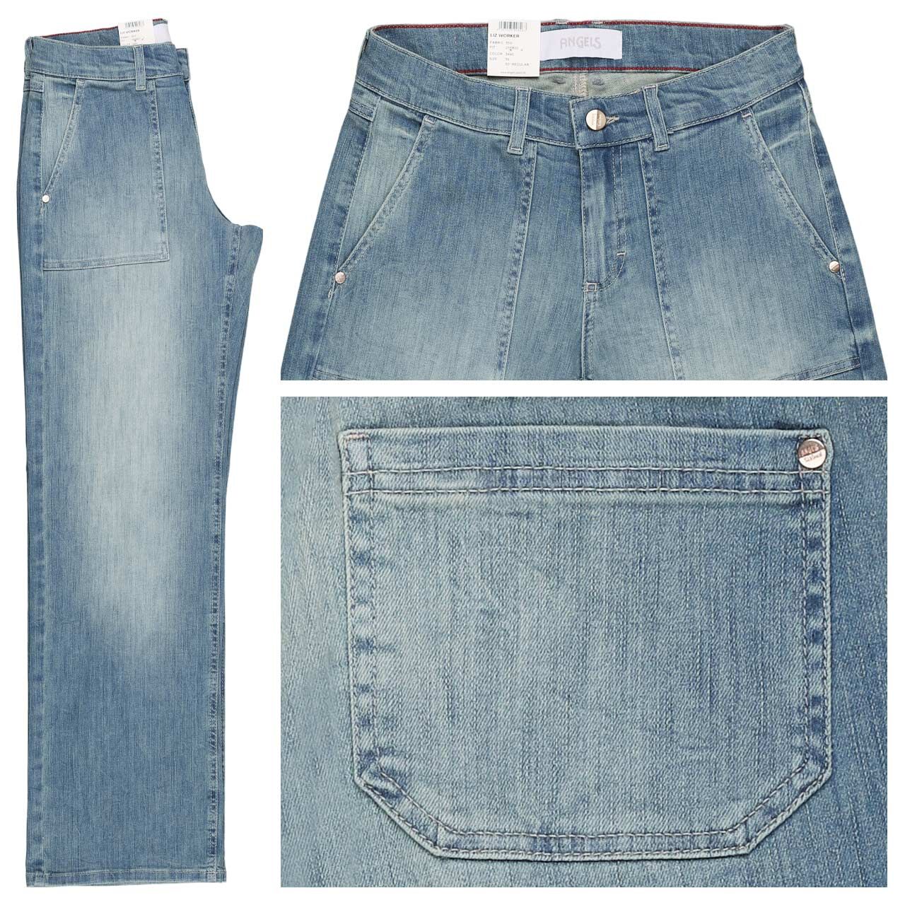 Angels Liz Worker Jeans light blue dirty used Angels Liz Worker Jeans light blue dirty used