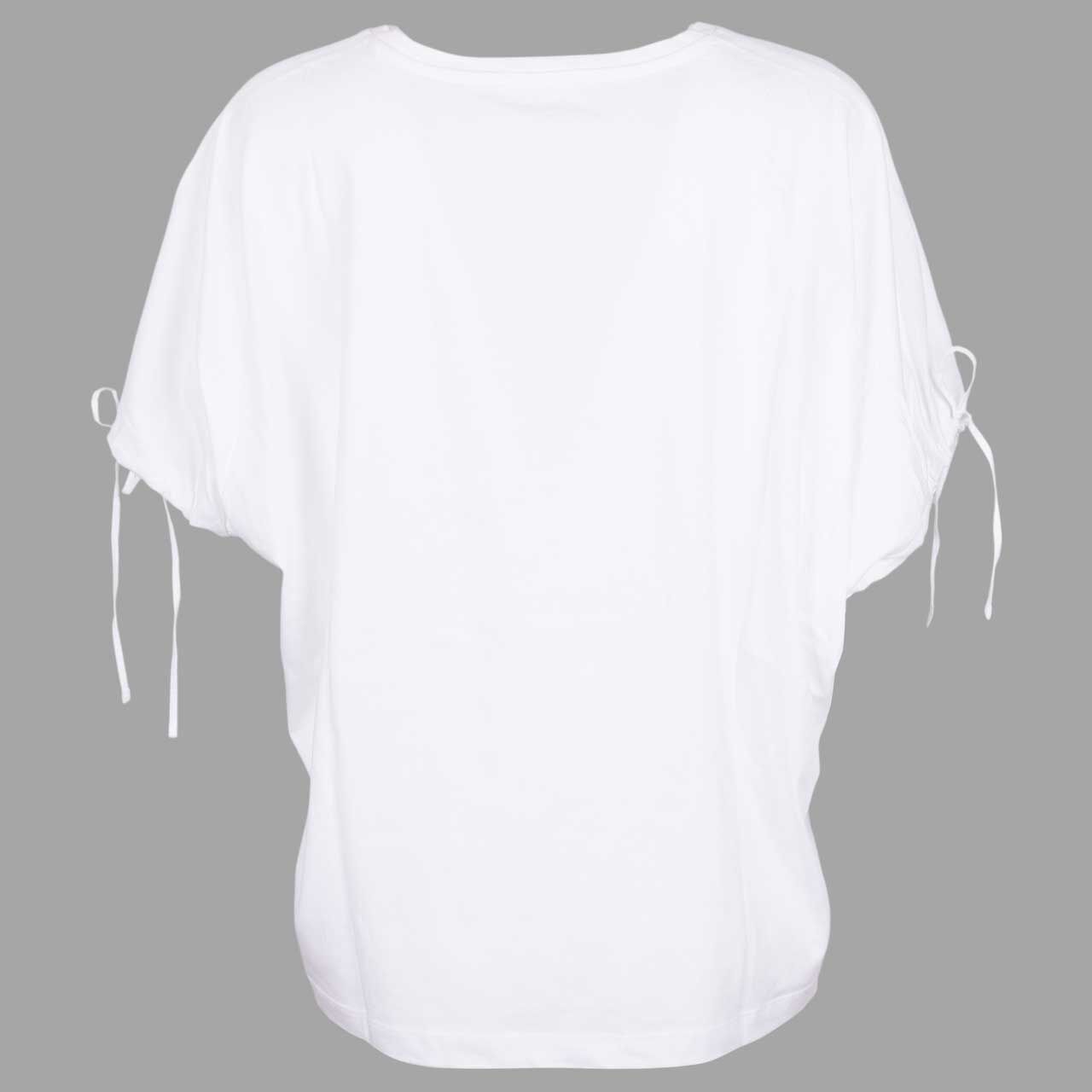 s. Oliver Damen T-Shirt in Weiß, Rückansicht