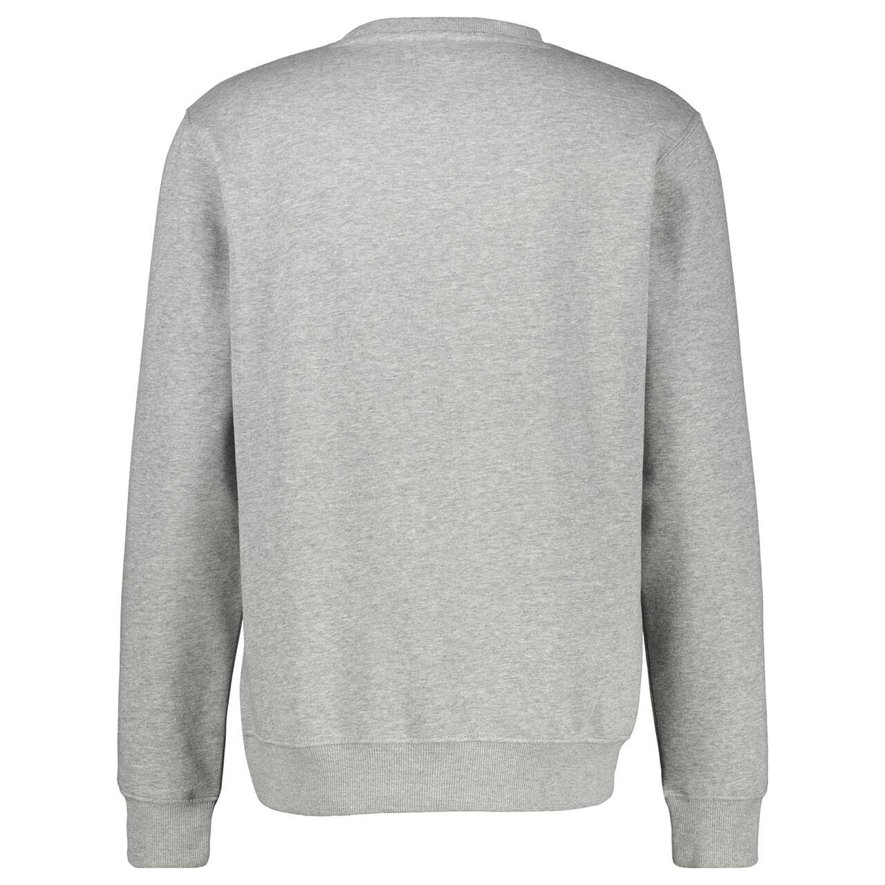 Herren Sweatshirt von Lerros in Grau meliert, Rückansicht