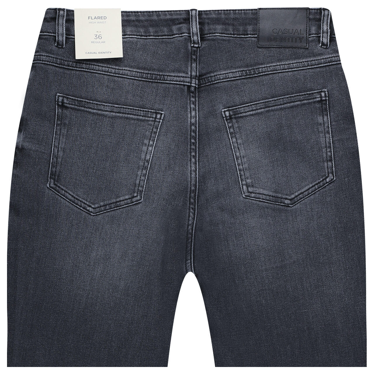 Comma Kick Flare Damen Jeans grey used