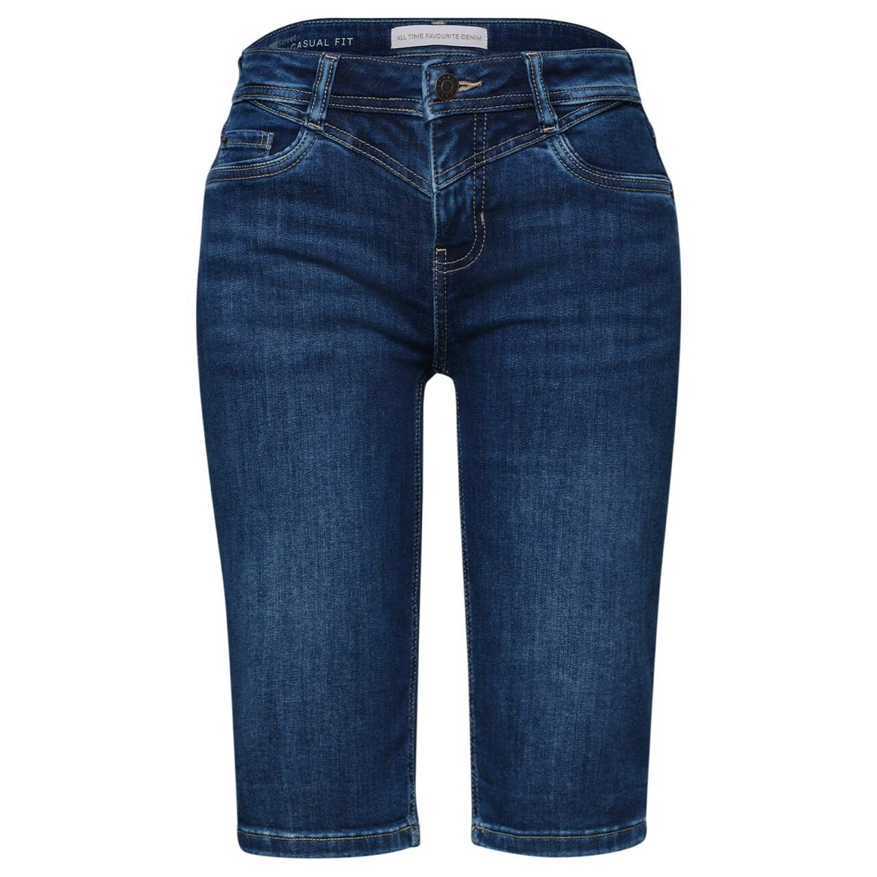 Street One Jane Jeans Bermuda dark blue authentic wash