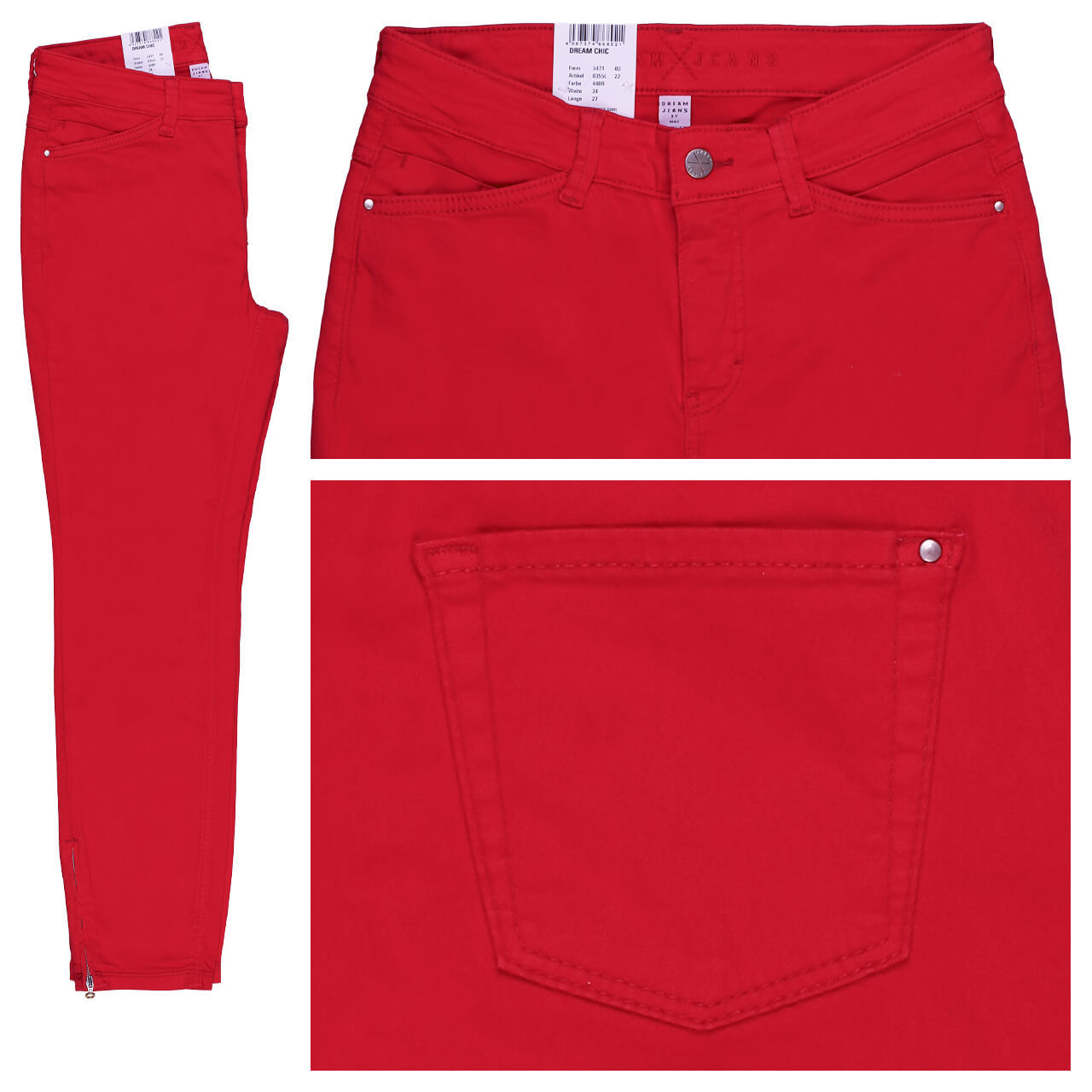 MAC Dream Chic 7/8 Jeans ruby red