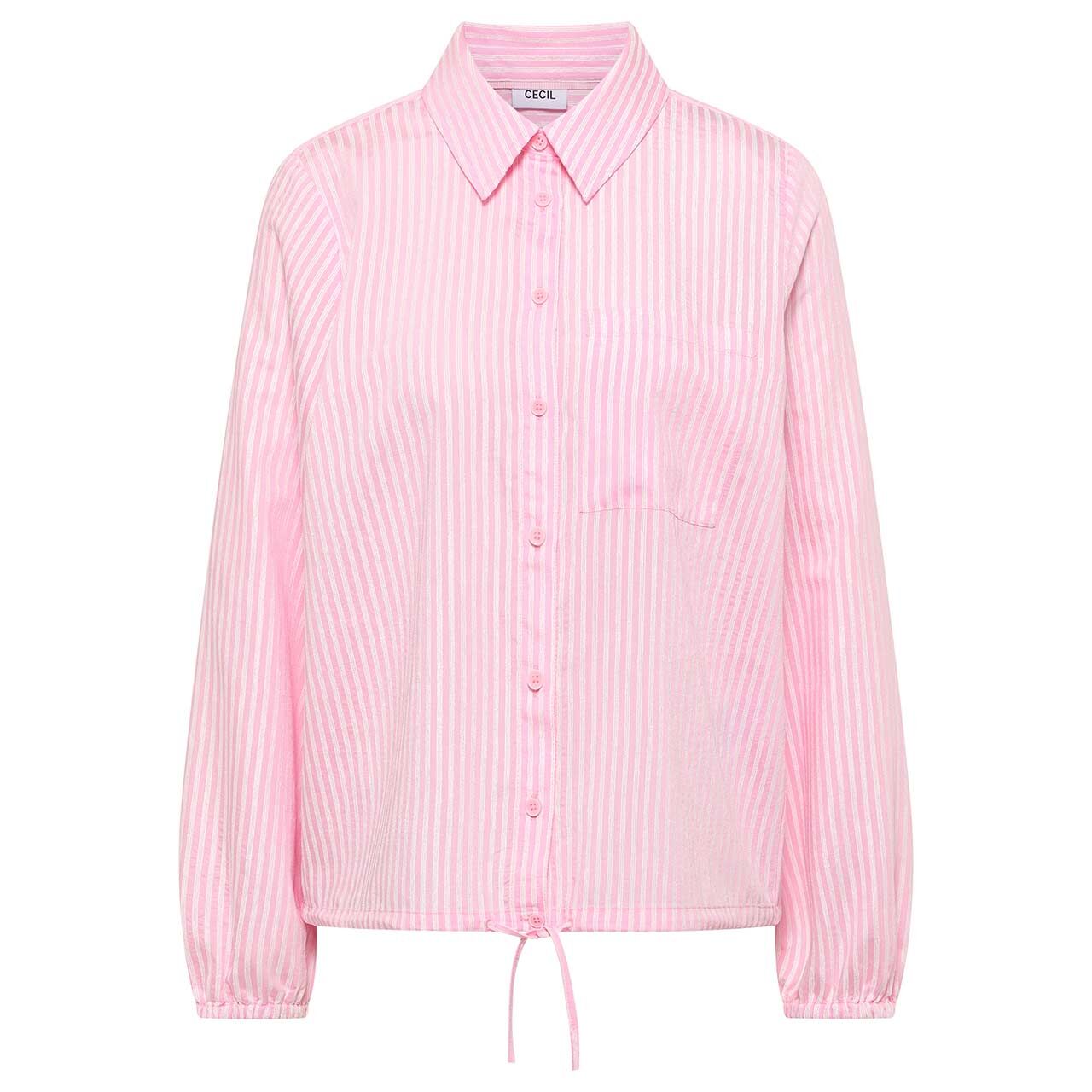 Cecil Damen Langarm Bluse Stripe light blush rose