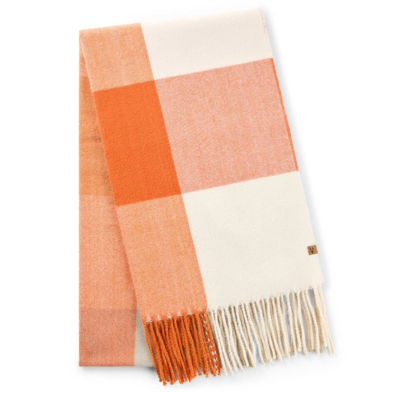 Camel active Damen Schal pumpkin sand check