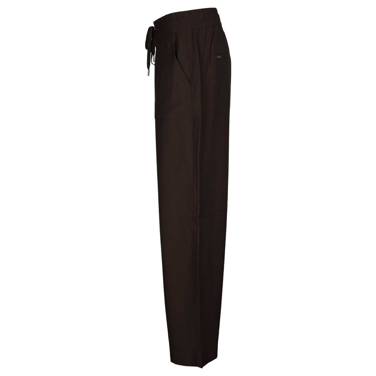 Damenhose Emee Wide Leg von Street One in Dunkelbraun, Seitenansicht
