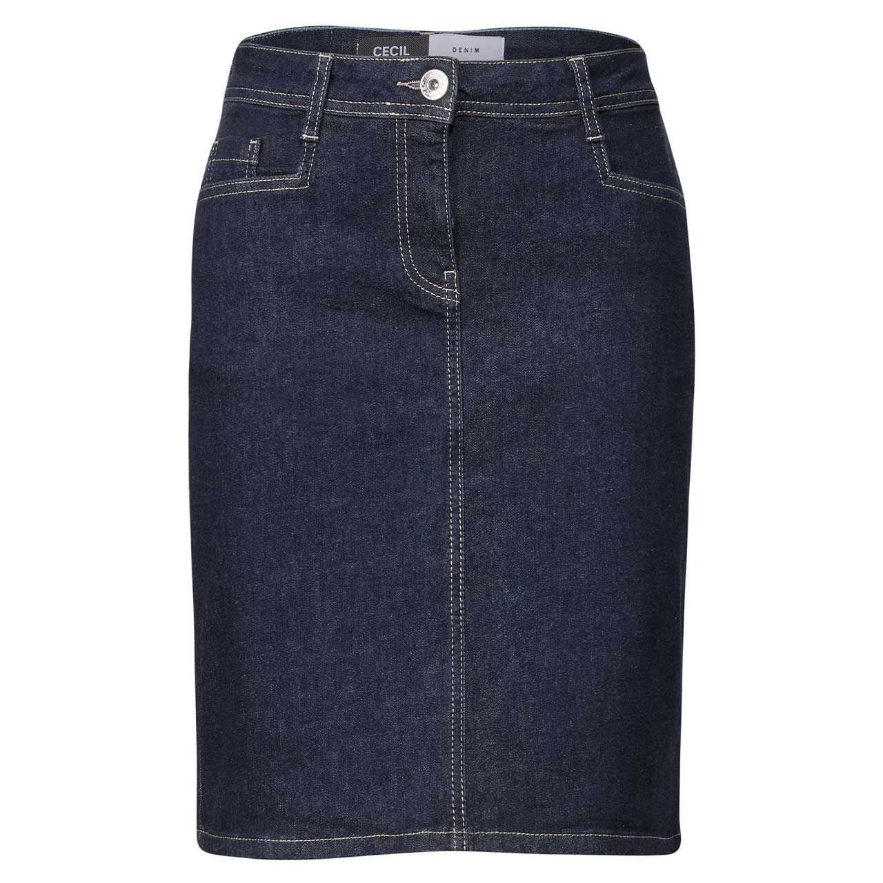 Cecil Damen Jeansrock Denim Skirt rinsed wash
