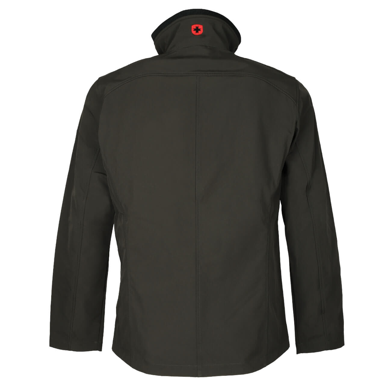 Herren Softshell Jacke Alpinus von Wellensteyn in Dunkelgrün, Rückansicht