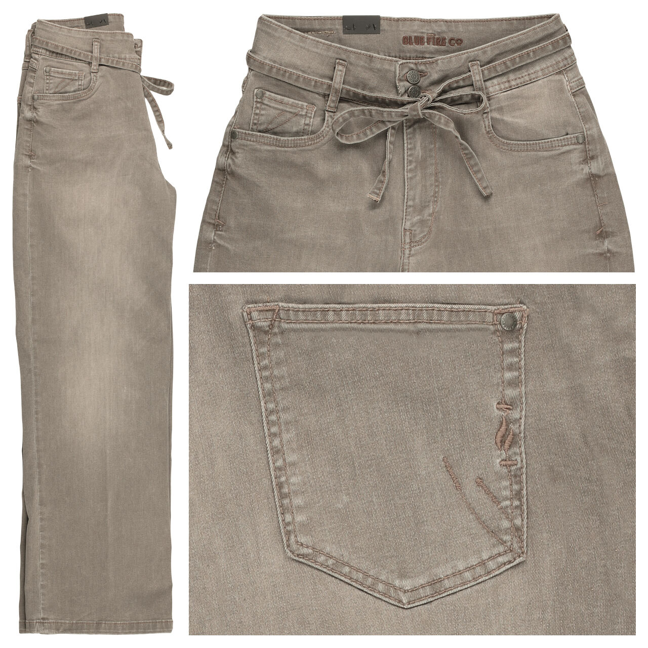 Blue Fire Judy Jeans dusty brown