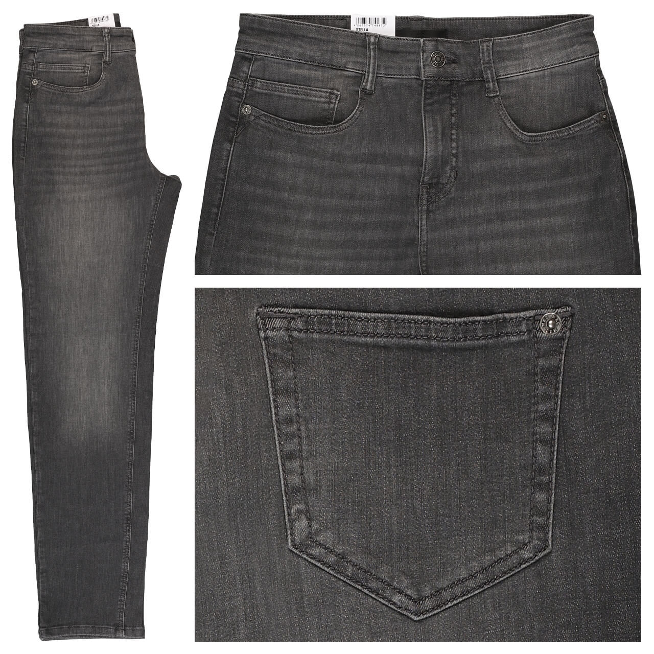 MAC Stella Jeans black rinse washed