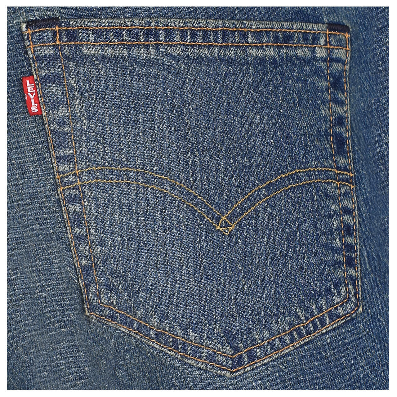 levis-jeans-slim-stretch-blau-511-detail Levis Jeans 511 für Herren in Blau verwaschen, FarbNr.: 4977