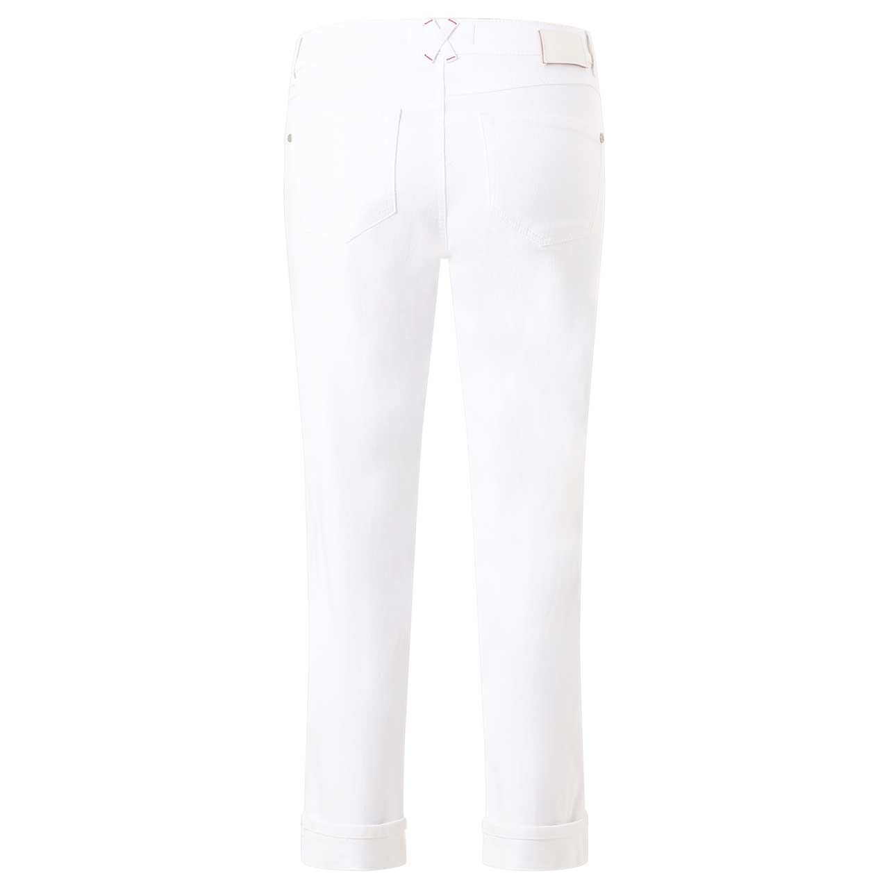 Stretch Damen Ankle Jeans Darleen Crop TU von Angels in Weiß, Rückansicht