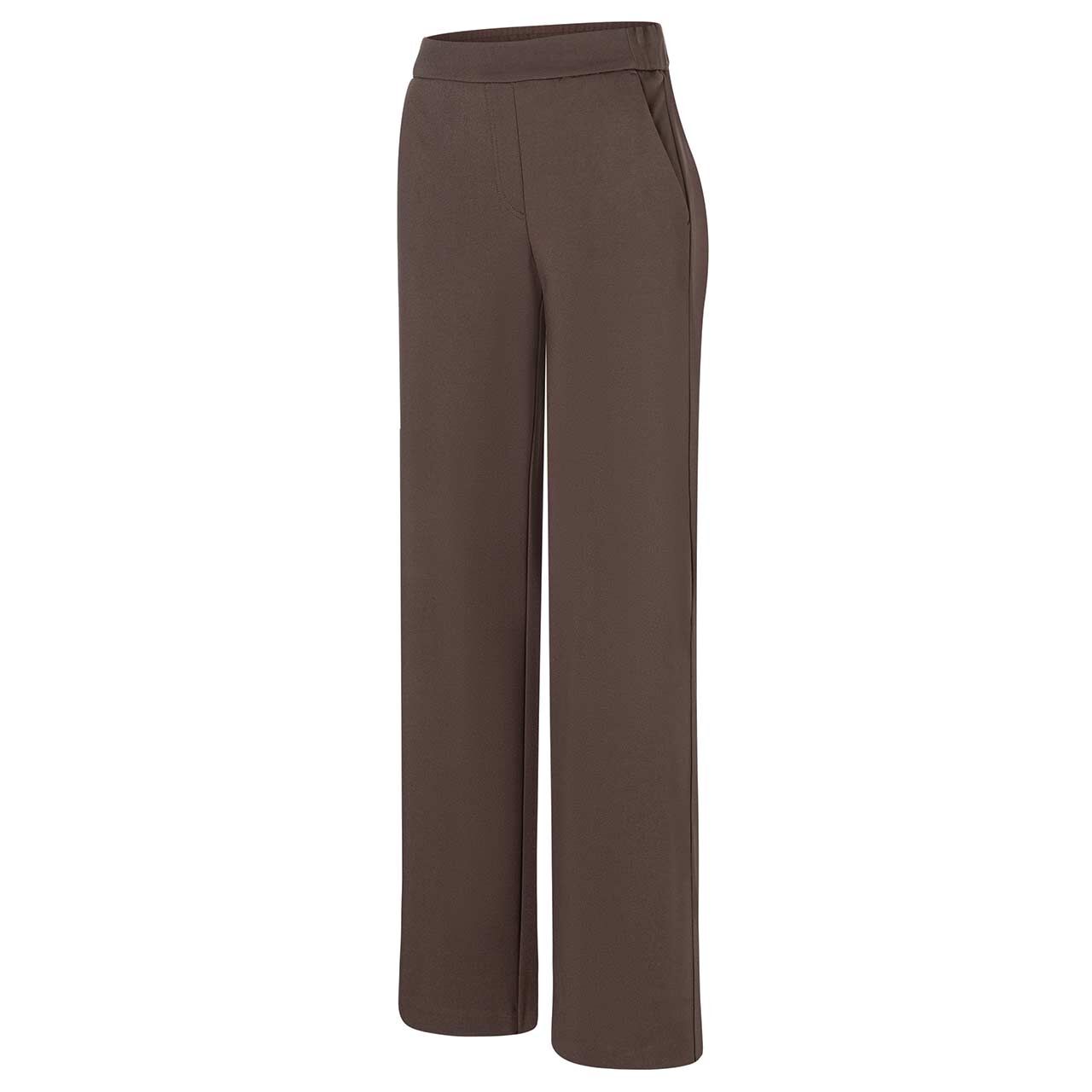 Damenhose Chiara von MAC in Dunkelbraun, Seitenansicht