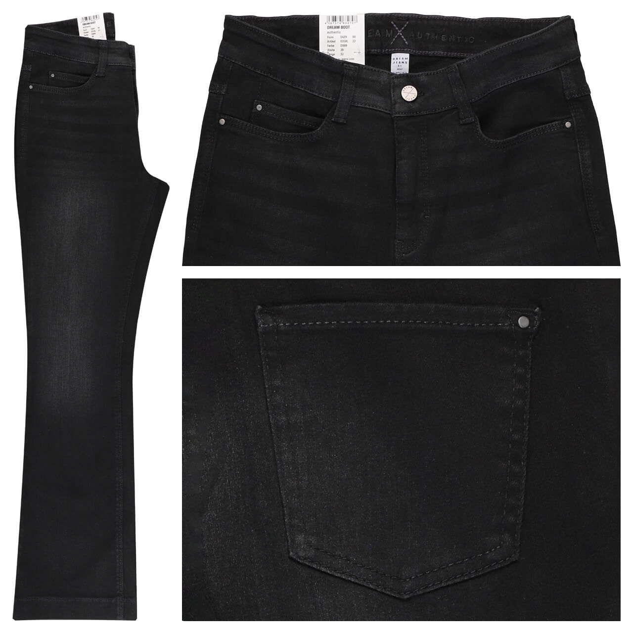 MAC Dream Boot Jeans commercial black used wash MAC Dream Boot Jeans commercial black used wash