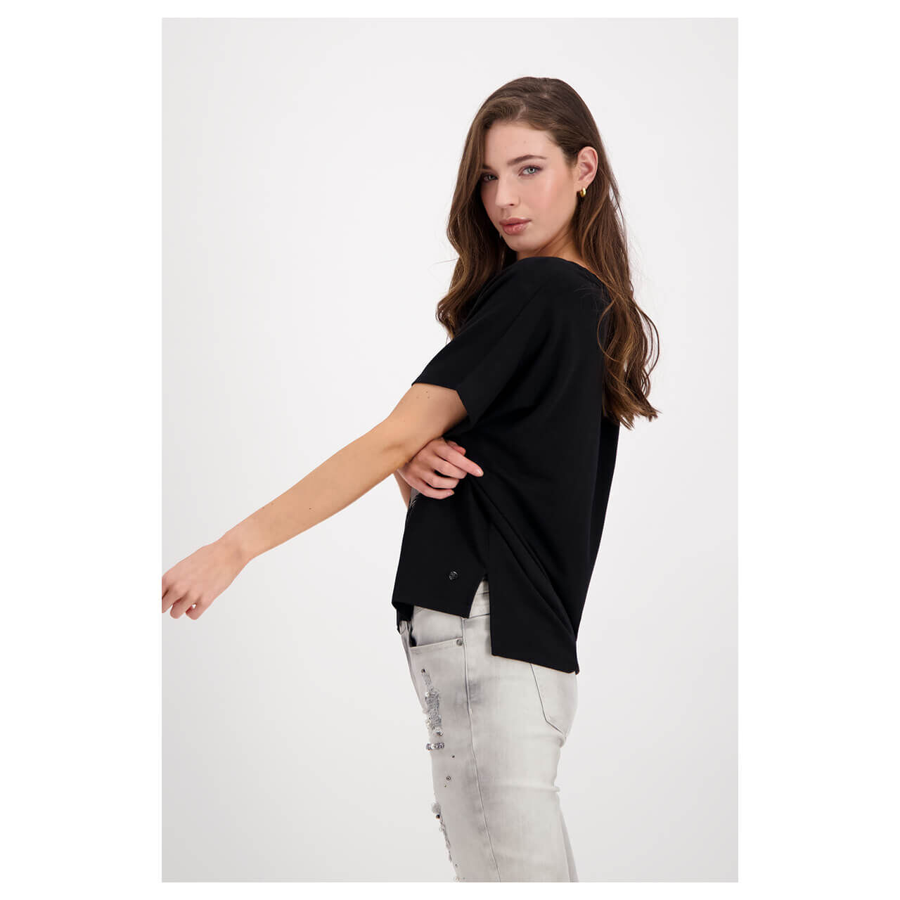 Monari Damen T-Shirt black desert