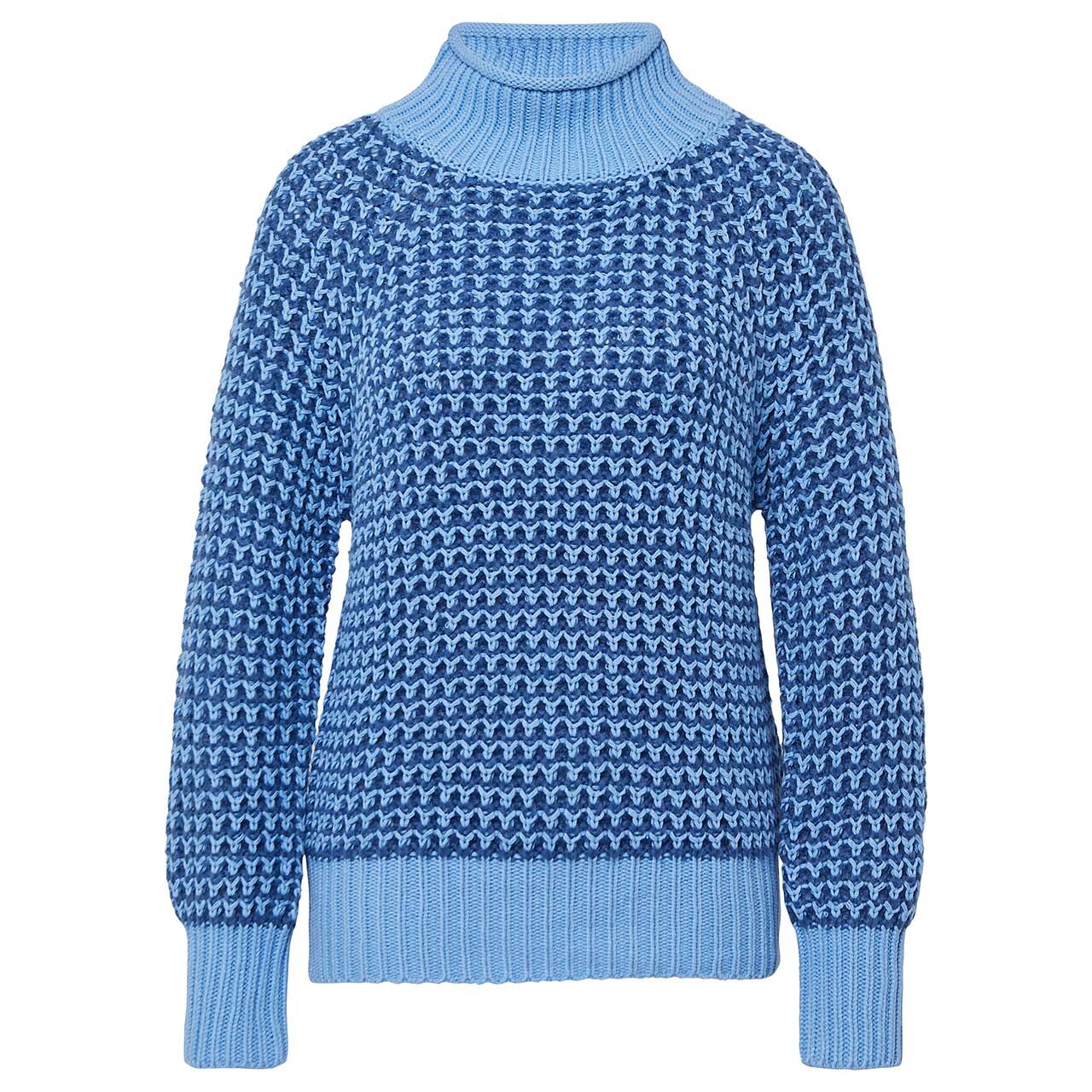 s.Oliver Damen Pullover blue knit