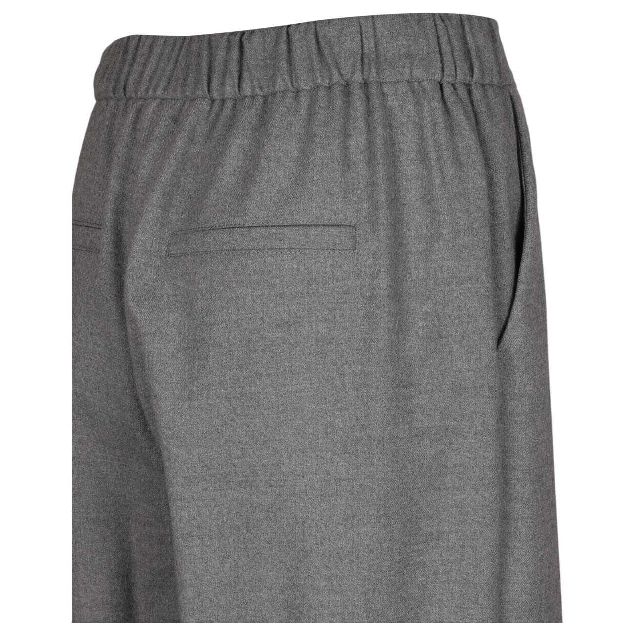 Stretch Damenhose Marlene von Comma in Grau meliert, Seitenansicht