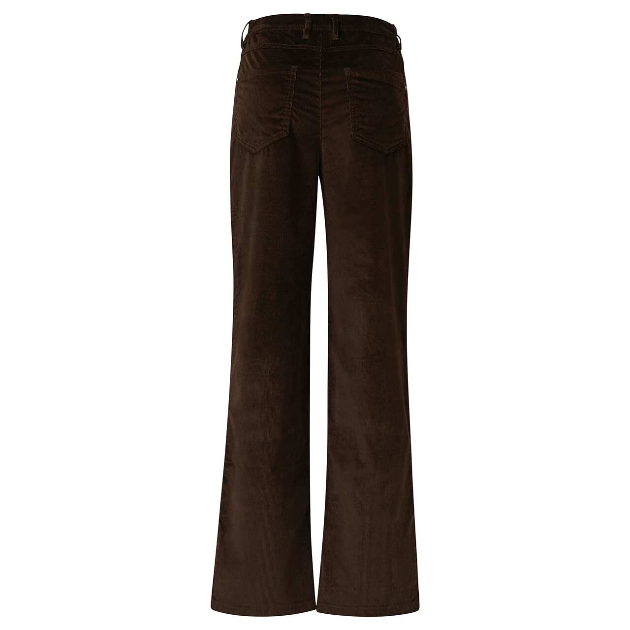 Damen Cordhose von s.Oliver in Dunkelbraun, Rückansicht