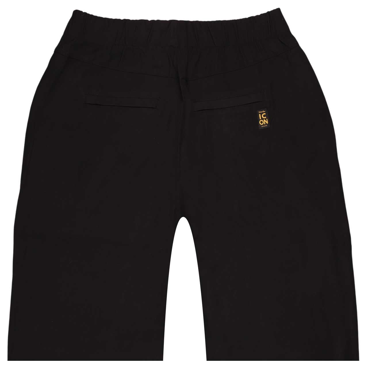 Damen 7/8 Hose Heartbreaker von Senoritas ICON in Schwarz, detaillierte Rückansicht