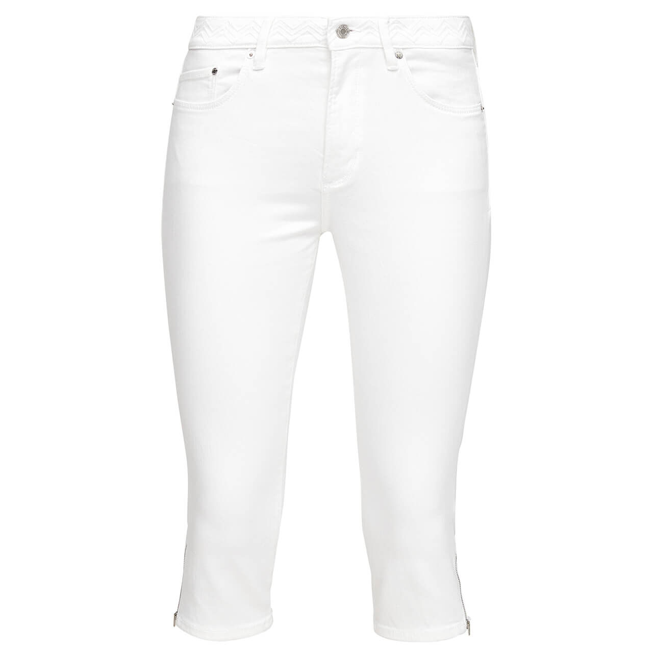 s.Oliver Betsy Jeans Capri für Damen in Weiß, FarbNr.: 01Z8