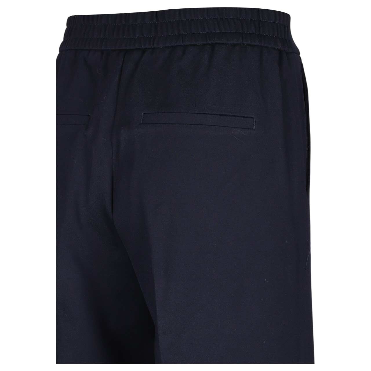 Stretch Damen Wideleg Hose von s.Oliver in Dunkelblau, detaillierte Rückansicht