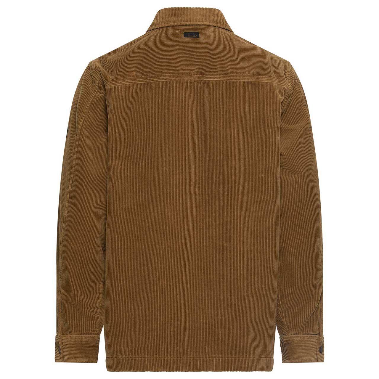 Herren Cord Hemdjacke von Camel active in Braun, Rückansicht