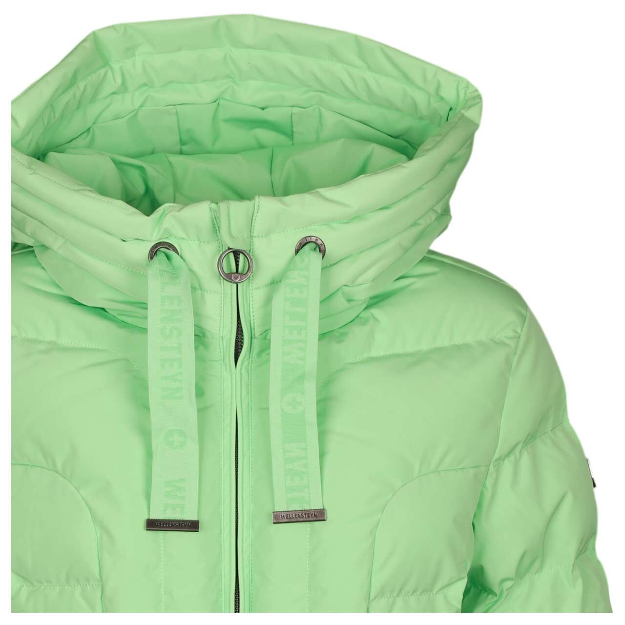 Damen Jacke Belvitini Short von Wellensteyn in Neongrün, Detailansicht vorne