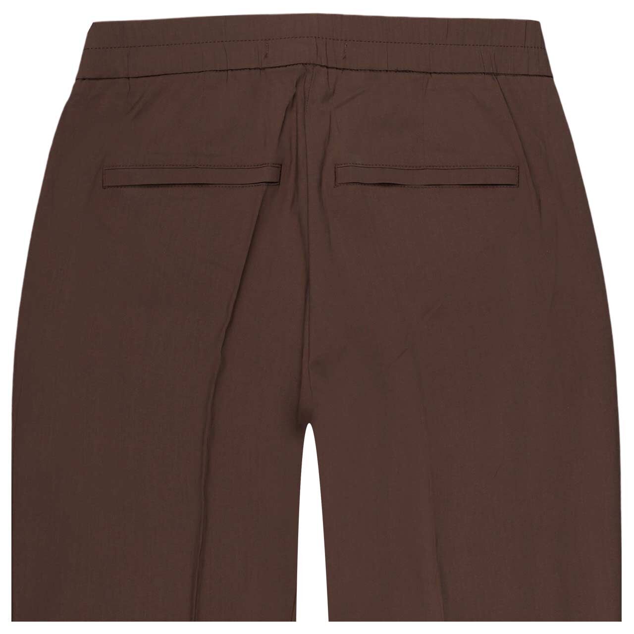 Damen Linn Jump 7/8 Baumwollhose von Angels in Braun, detaillierte Rückansicht