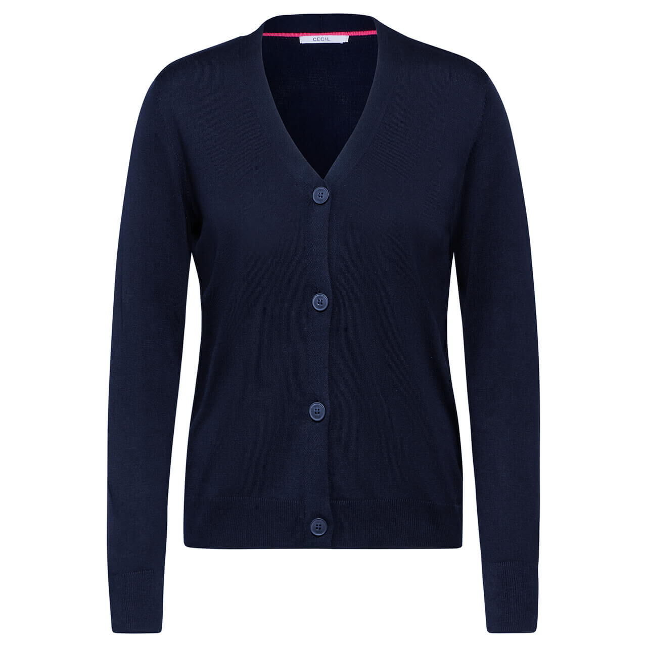 Cecil Damen Strickjacke Basic Button Cardigan universal blue