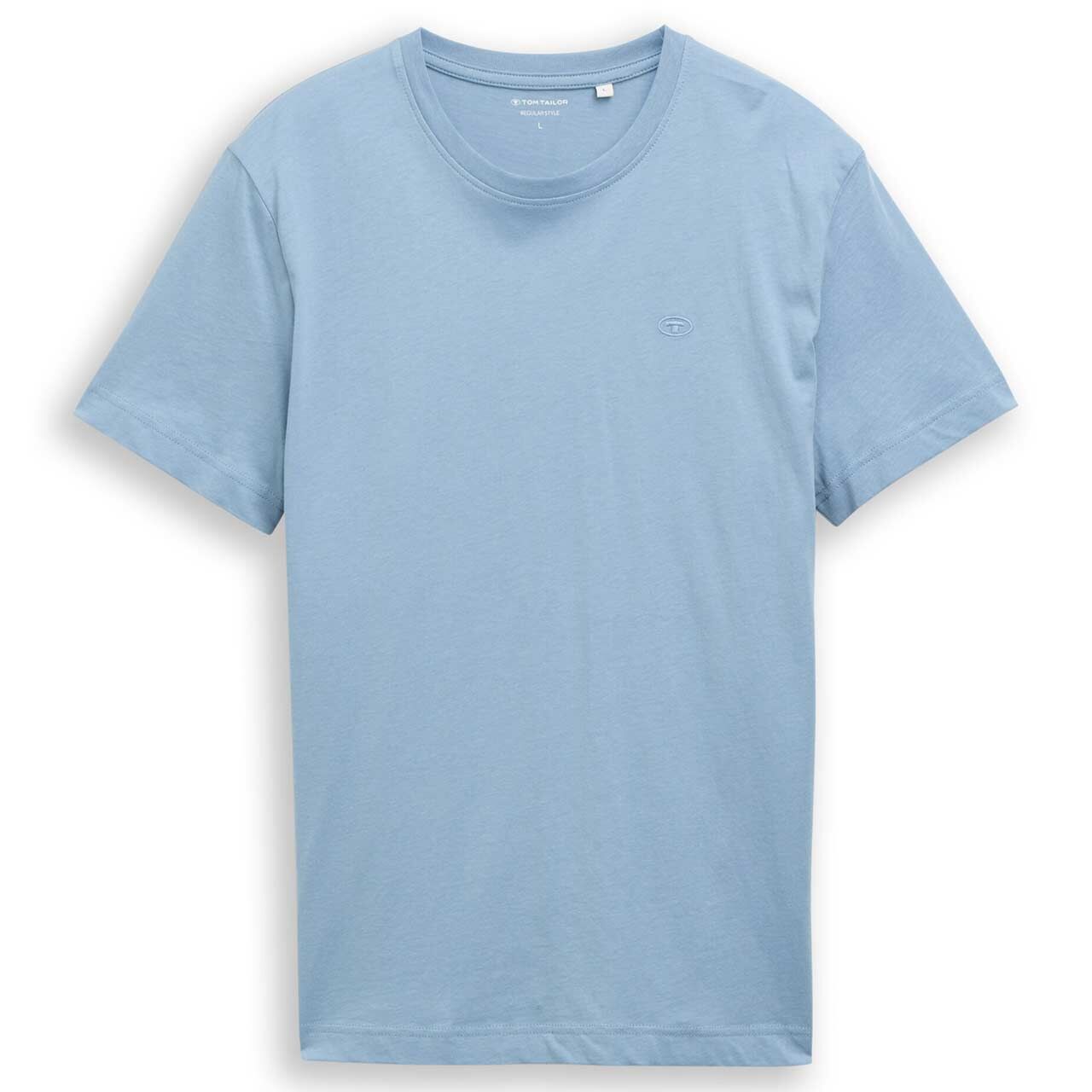 Tom Tailor Herren T-Shirt mountain blue