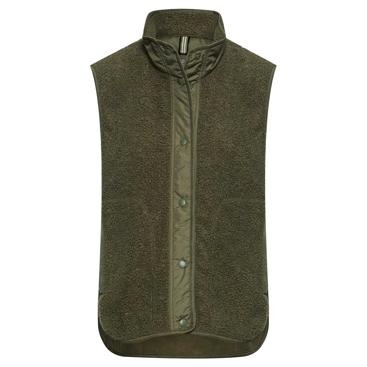 Camel active Damen Teddyweste dark olive