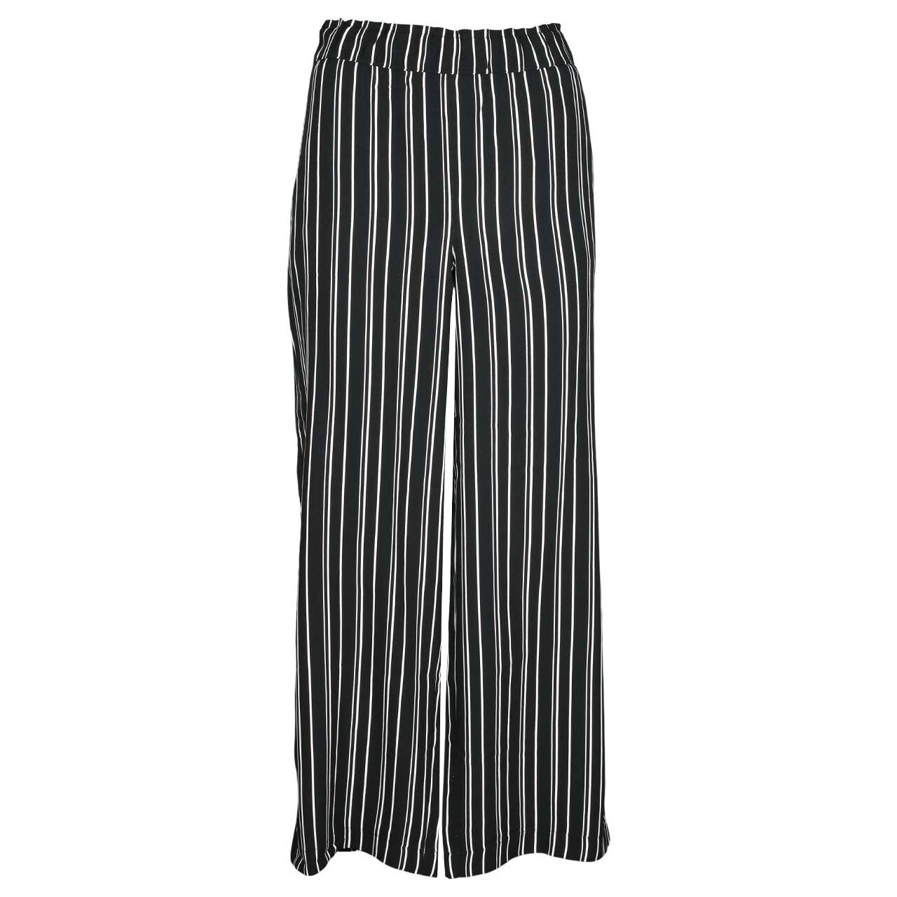 Street One Studio Wide Leg Ankle Hose black striped
