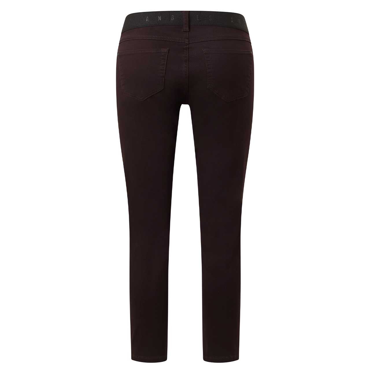 Damen 7/8 Jeans Ornella Sporty von Angels in Weinrot, Rückansicht