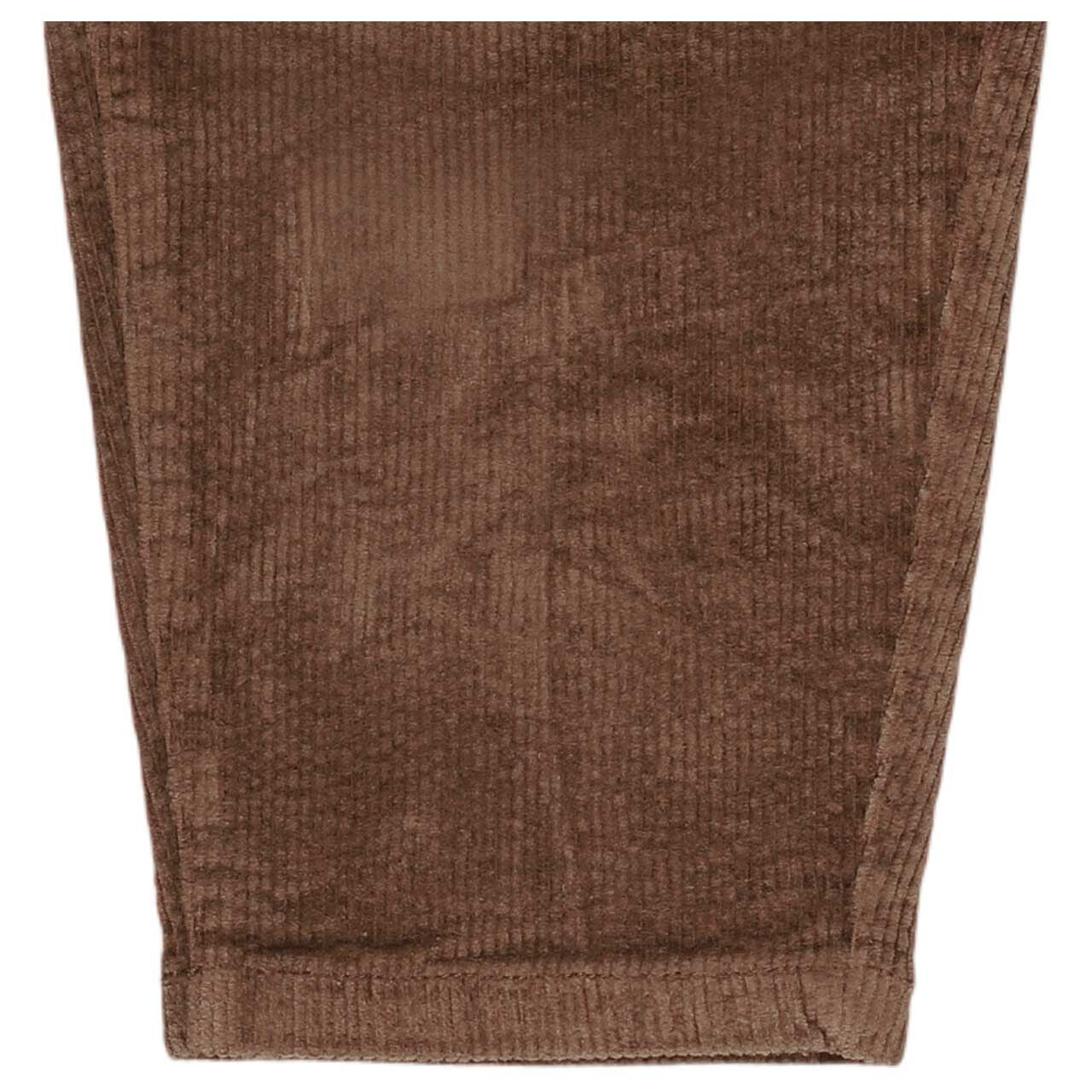 Damen 7/8 Cordhose Heartbreaker von Senoritas ICON in Braun, Detailansicht Saum