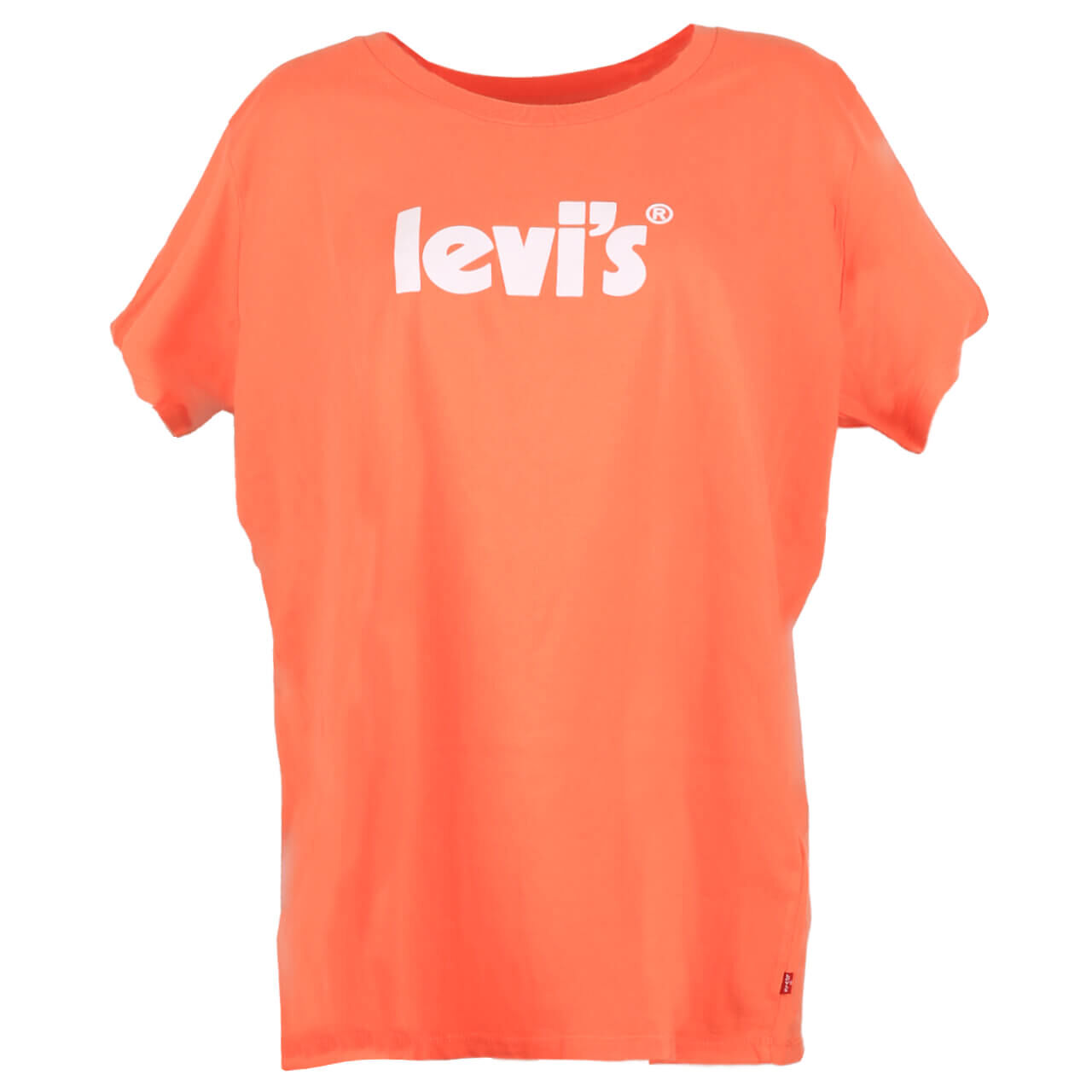 Levis Logo T-Shirt für Damen in Koralle mit Print, FarbNr.: 0272