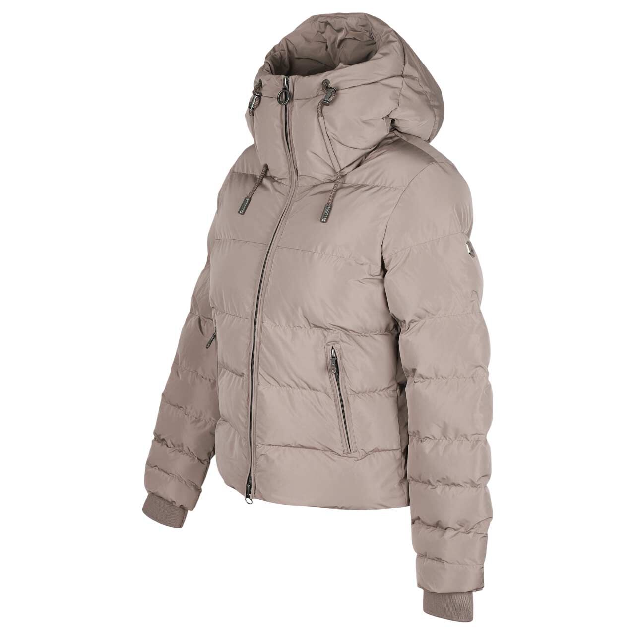 Damen Jacke Cordoba Short von Wellensteyn in Grau-Braun, Seitenansicht