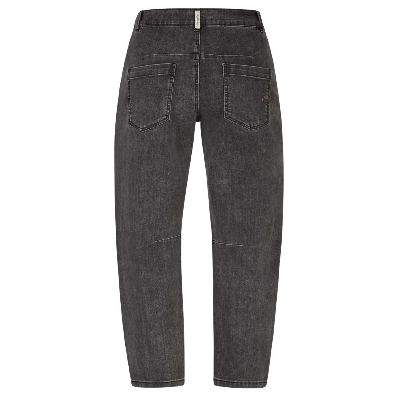Damenjeans Barrel 7/8 Stretch Denim von Buena Vista in Dunkelgrau verwaschen, Rückansicht